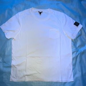 Bel staff, men's white t shirt, size 3XL.